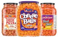Utz introduces new limited-time flavors and a redesigned barrel for cheese balls. Source: Utz Brands, Inc.