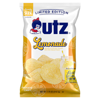 Utz launches limited edition Lemonade Potato Chips. Source: Utz Brands, Inc.