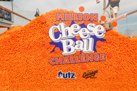 The Utz x Garage Beer Million Cheese Ball Challenge at Beer Bowl 2026 featured a giant pool filled with more than one million Utz Cheese Balls, making it Beer Bowl's cheesiest challenge yet.