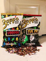 You’ll love Zapp’s® New Orleans Kettle Style Potato Chips Voodoo® and Evil Eye™! Source: Utz Brands, Inc.