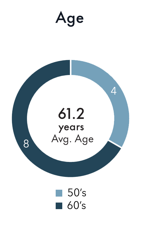 Pie chart showing Age.
