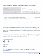 Notice of Annual Meeting of Shareholders