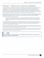 Proposal 2 - Advisory Vote on Executive Compensation