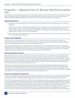 Proposal 4 - Approval of the U.S. Bancorp 2024 Stock Incentive Plan