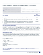 Notice of Annual Meeting of Shareholders