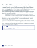 Proposal 2 - Advisory Vote on Executive Compensation