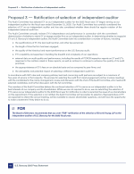 Proposal 3 - Ratification of Selection of Independent Auditor