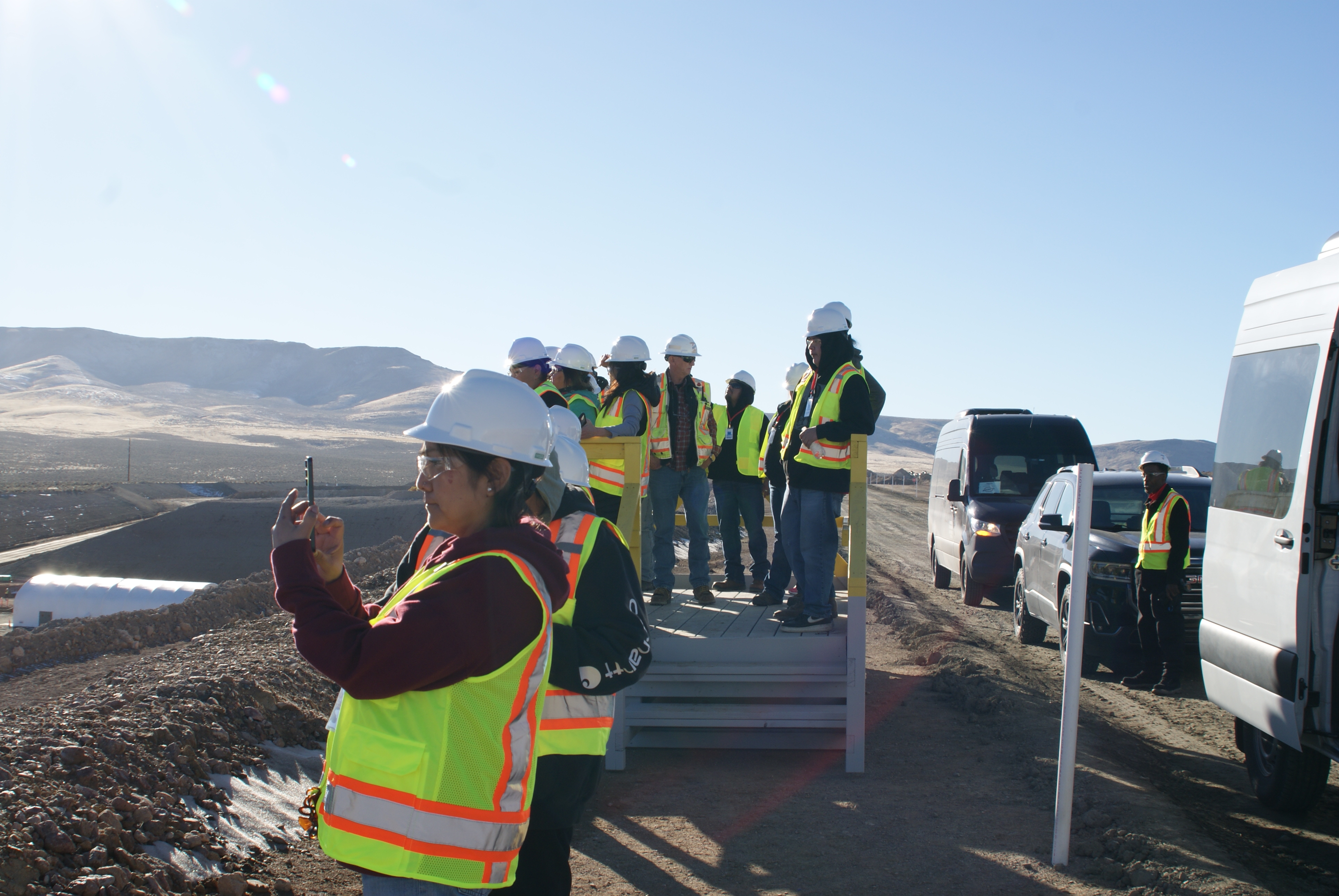 As part of the Process Plant Fundamentals Training course, a tour of Thacker Pass was provided. 