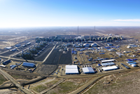 An aerial view of the Third-Generation Plant, part of TCO’s Future Growth Project in Kazakhstan. (Photo: Business Wire)
