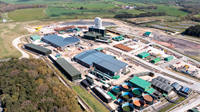 An aerial view of Anglo American’s Woodsmith mine site in North Yorkshire, England.