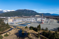 The LNG Canada export facility in Kitimat, British Columbia, Canada.